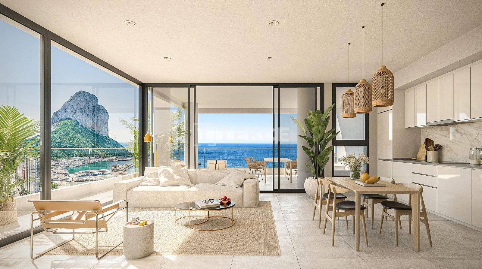 3 sovrum Lägenhet till salu i Calpe / Calp med pool - 890 000 € (Ref: 8965936)