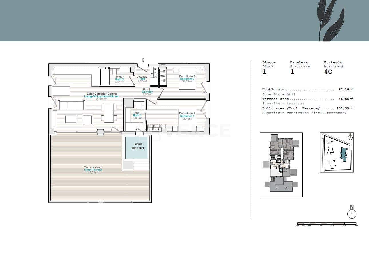 2 Zimmer Wohnung zu verkaufen in Denia mit Pool - 341.000 € (Ref: 8965946)