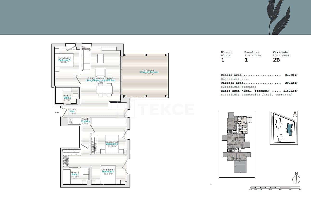 2 Zimmer Wohnung zu verkaufen in Denia mit Pool - 341.000 € (Ref: 8965946)