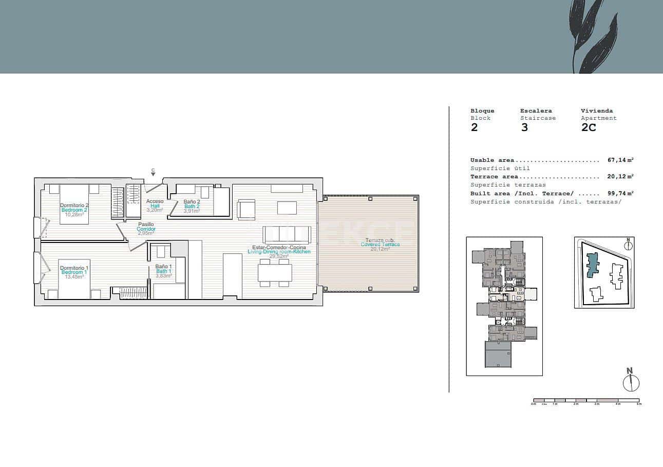 2 Zimmer Wohnung zu verkaufen in Denia mit Pool - 341.000 € (Ref: 8965946)