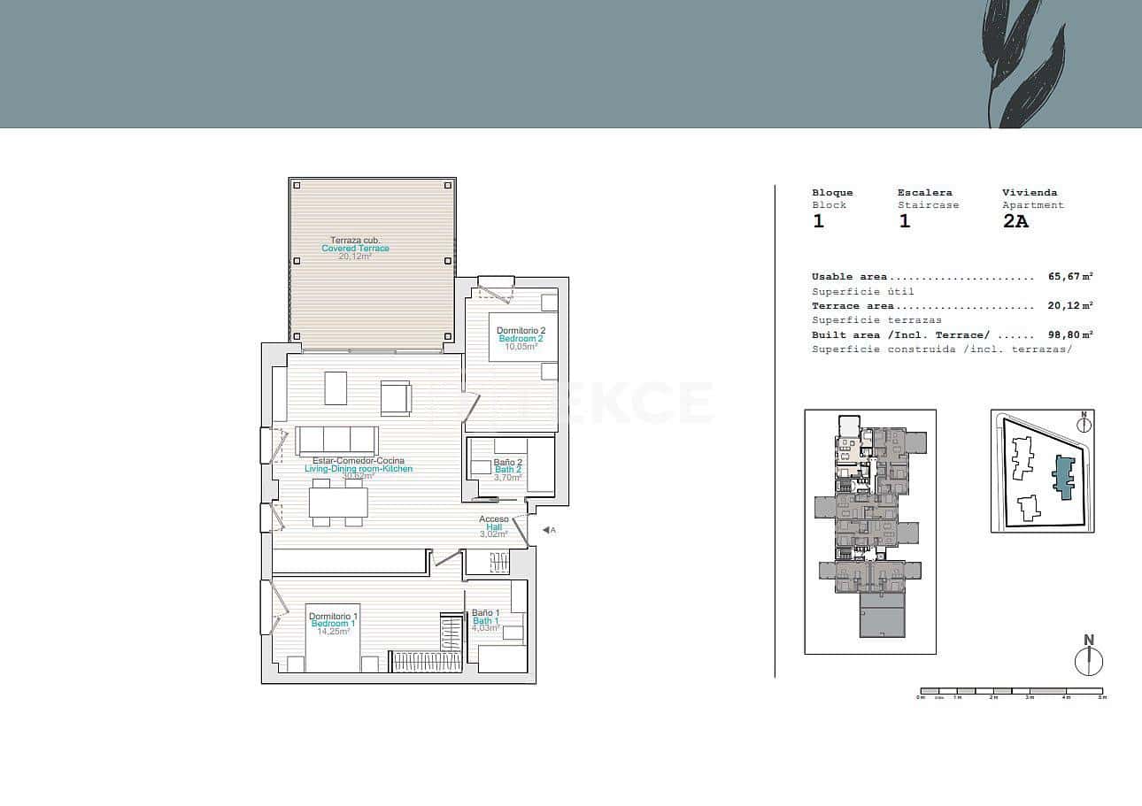 3 slaapkamer Flat te koop in Denia met zwembad - € 395.000 (Ref: 8965947)