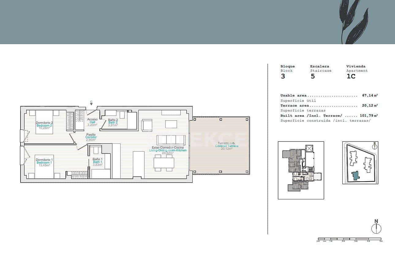 2 sovrum Lägenhet till salu i Denia med pool - 370 000 € (Ref: 8965949)