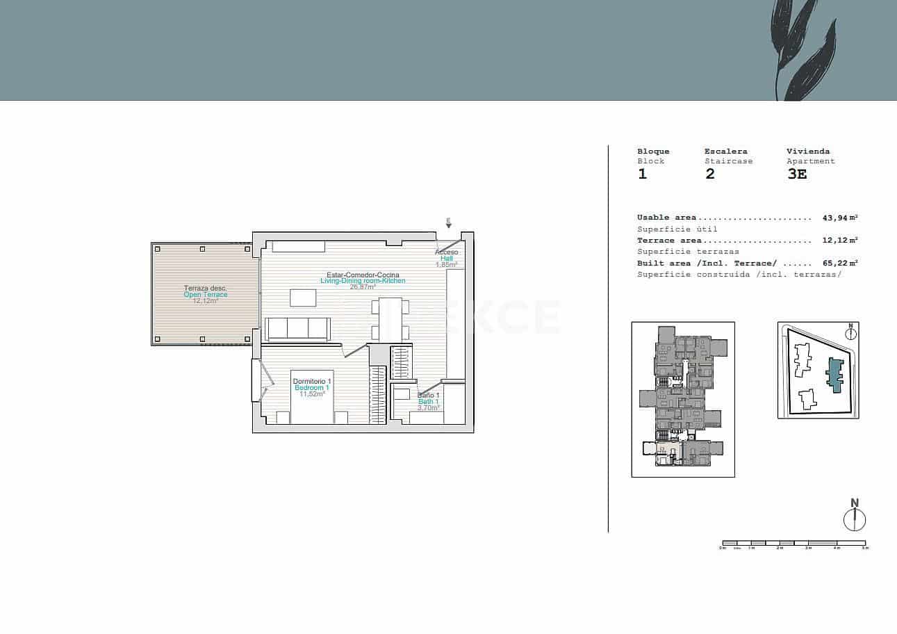 2 sovrum Lägenhet till salu i Denia med pool - 370 000 € (Ref: 8965949)