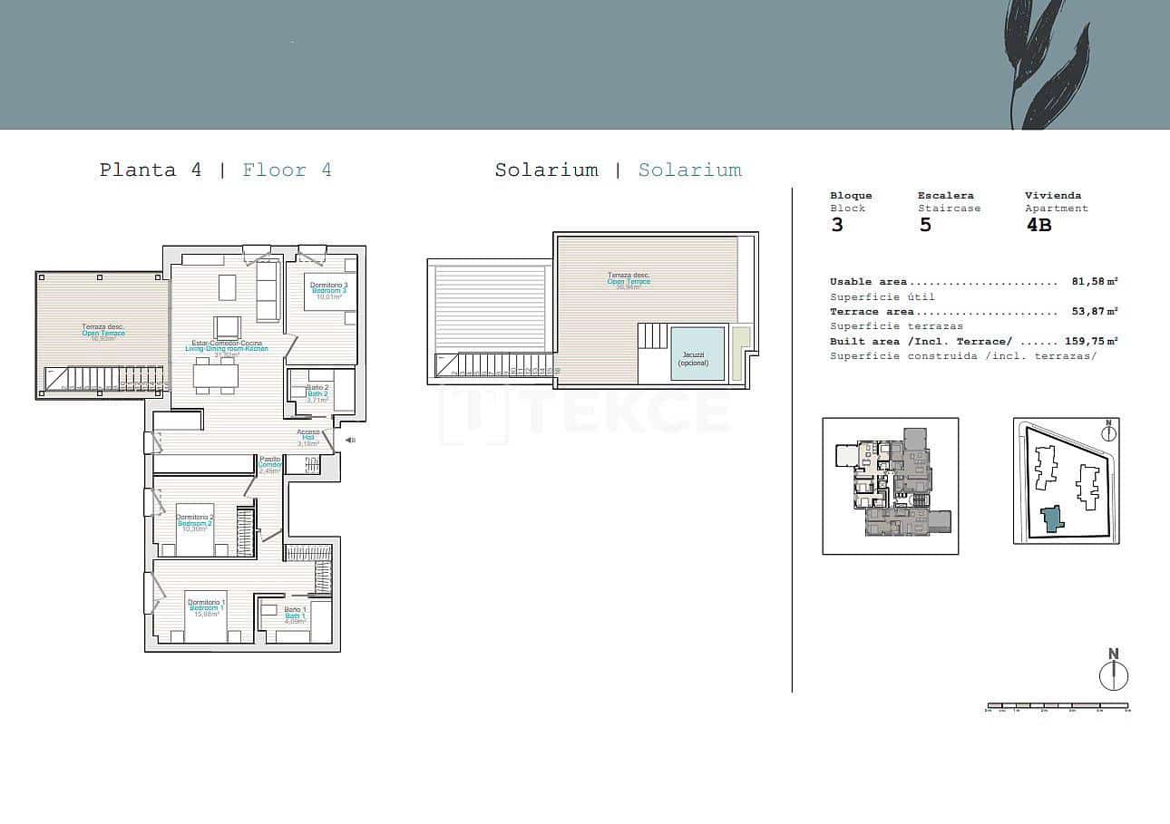 3 Zimmer Wohnung zu verkaufen in Denia mit Pool - 555.000 € (Ref: 8965950)
