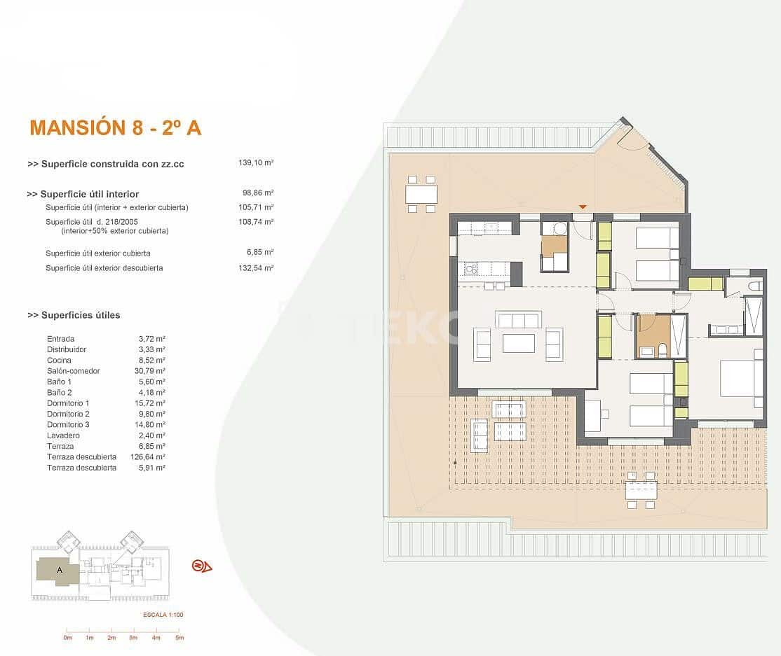 4 sypialnia Mieszkanie na sprzedaż w La Alcaidesa z basenem - 642 000 € (Ref: 8965967)