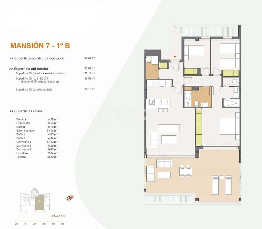 4 sypialnia Mieszkanie na sprzedaż w La Alcaidesa z basenem - 642 000 € (Ref: 8965967)