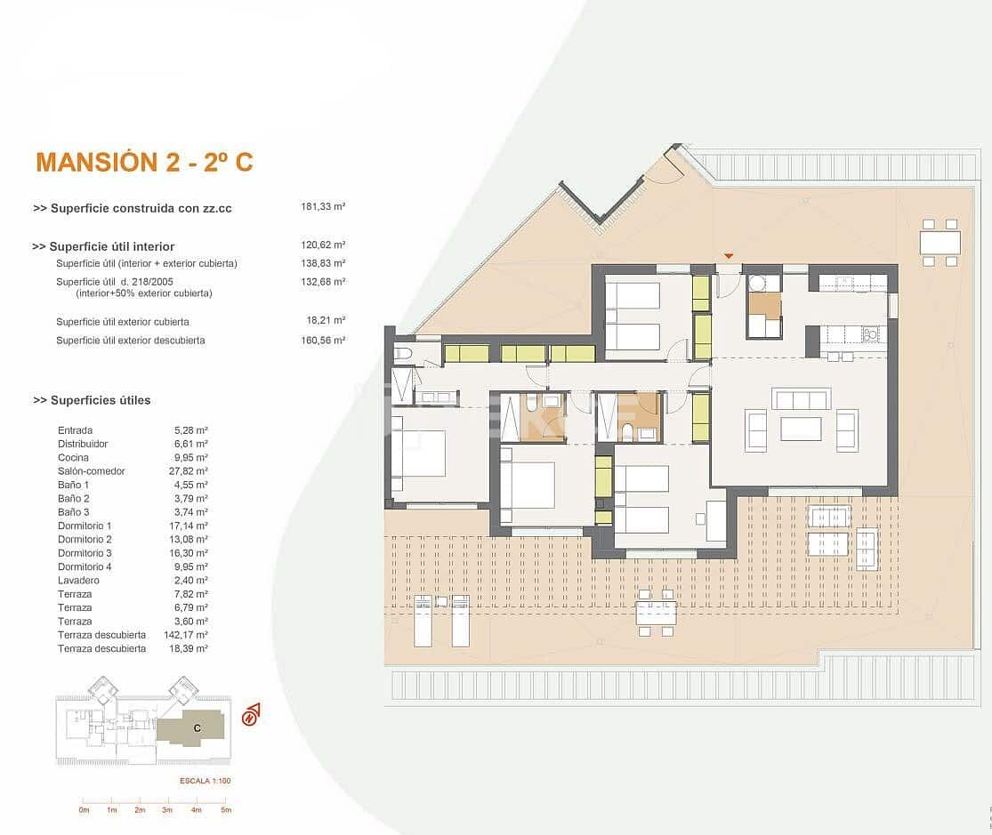 4 sypialnia Mieszkanie na sprzedaż w La Alcaidesa z basenem - 642 000 € (Ref: 8965967)