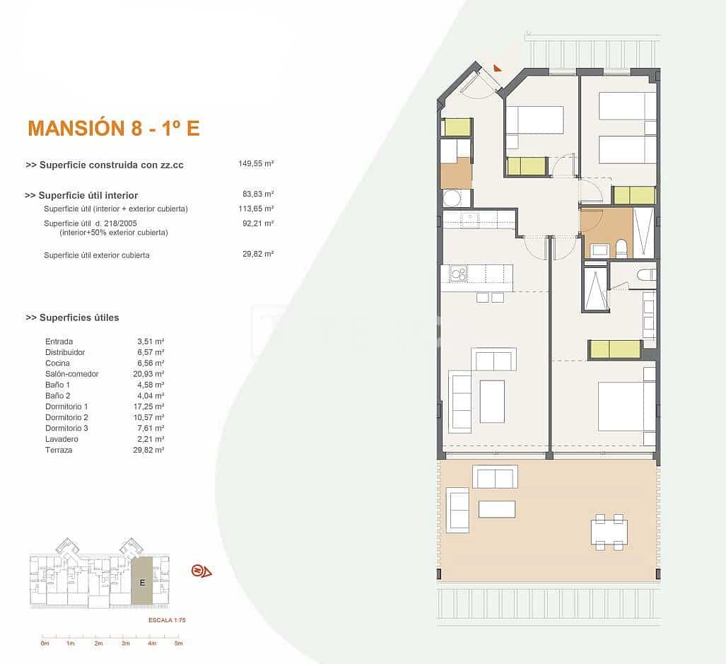 4 sypialnia Mieszkanie na sprzedaż w La Alcaidesa z basenem - 642 000 € (Ref: 8965967)