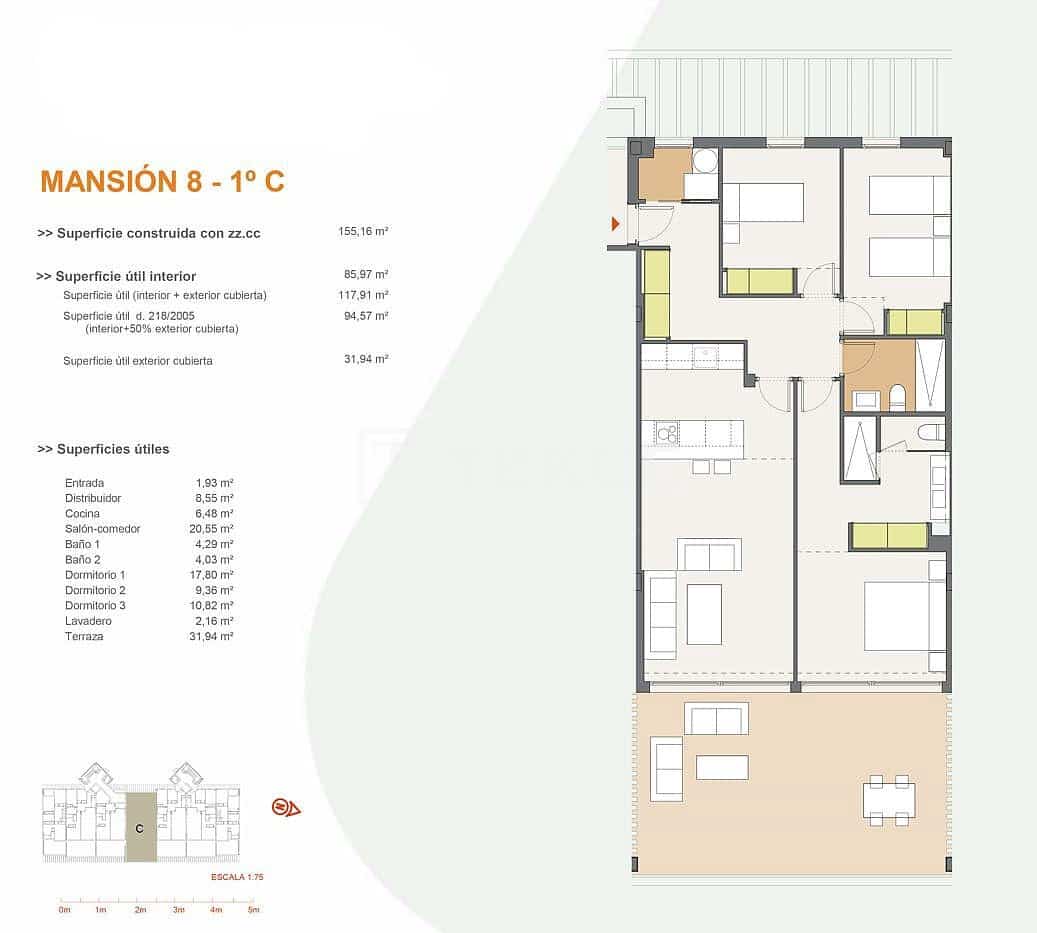 4 sypialnia Mieszkanie na sprzedaż w La Alcaidesa z basenem - 642 000 € (Ref: 8965967)