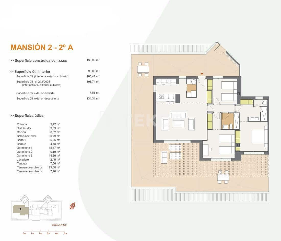 4 sovrum Lägenhet till salu i La Alcaidesa med pool - 743 000 € (Ref: 8965968)