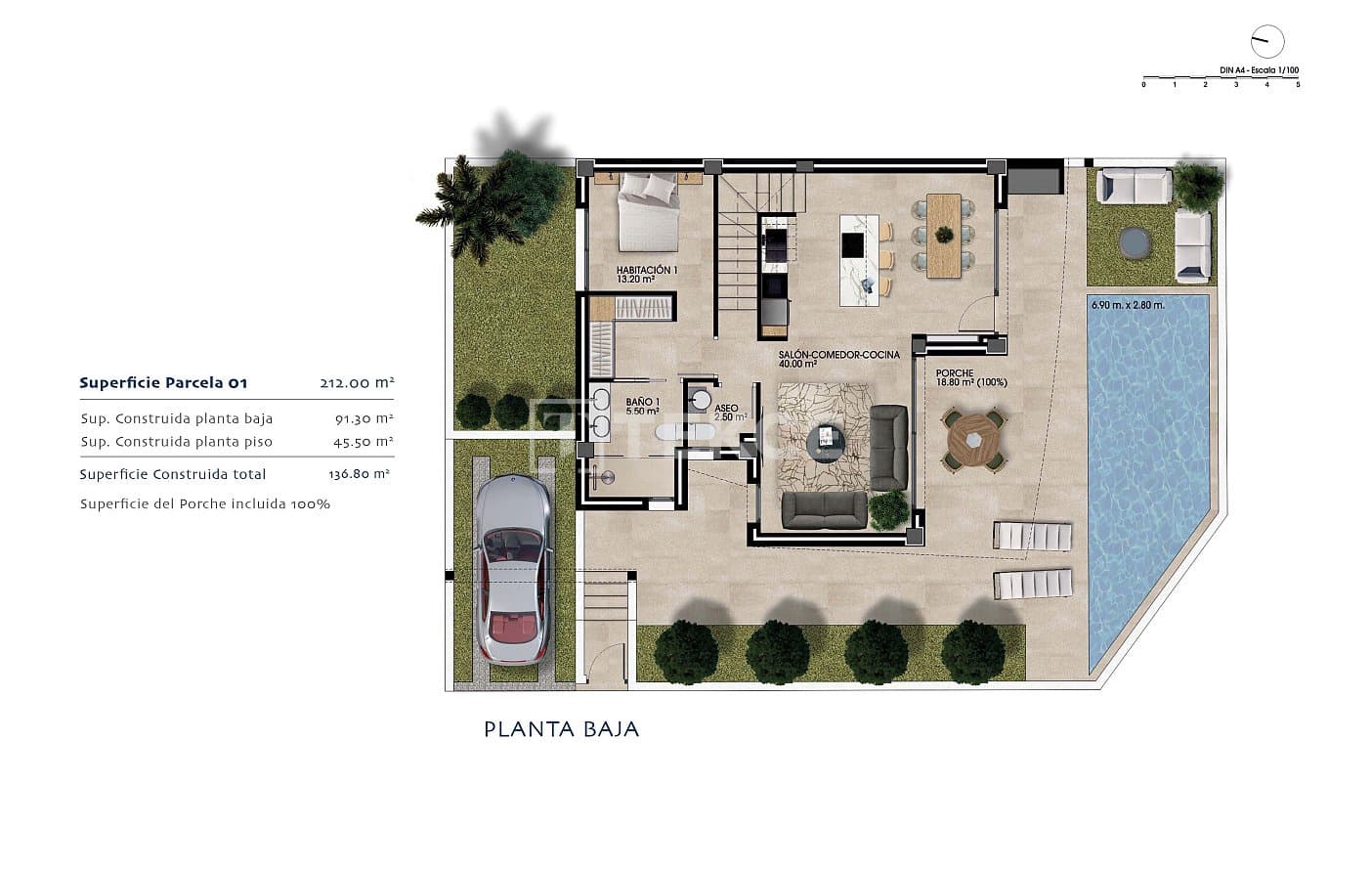 3 sypialnia Willa na sprzedaż w Dolores z basenem - 459 000 € (Ref: 8965971)