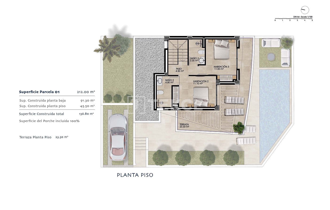 3 sypialnia Willa na sprzedaż w Dolores z basenem - 459 000 € (Ref: 8965971)