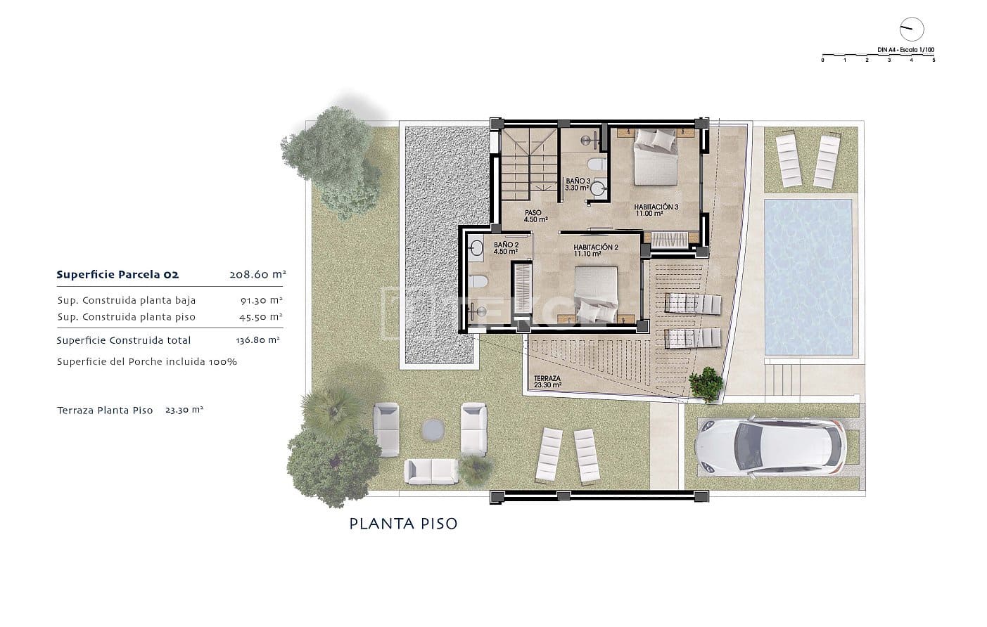 3 sypialnia Willa na sprzedaż w Dolores z basenem - 459 000 € (Ref: 8965971)