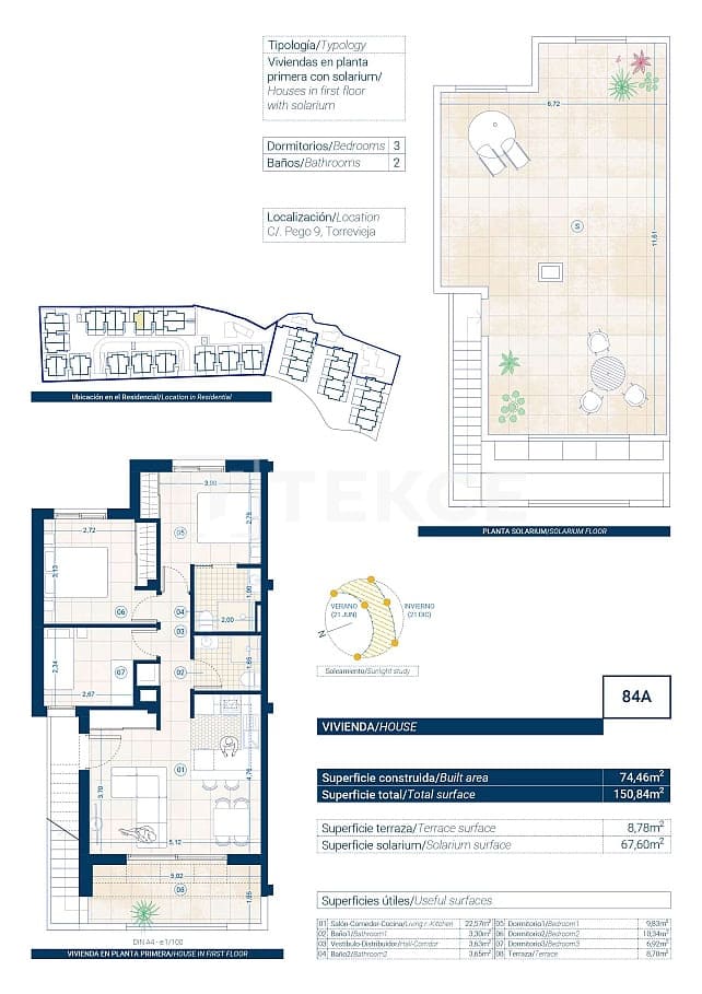 3 slaapkamer Flat te koop in Los Altos met zwembad - € 300.000 (Ref: 8965980)