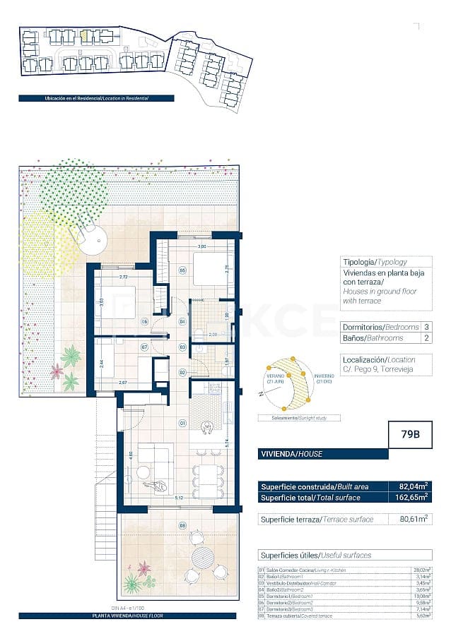 3 slaapkamer Flat te koop in Los Altos met zwembad - € 300.000 (Ref: 8965980)