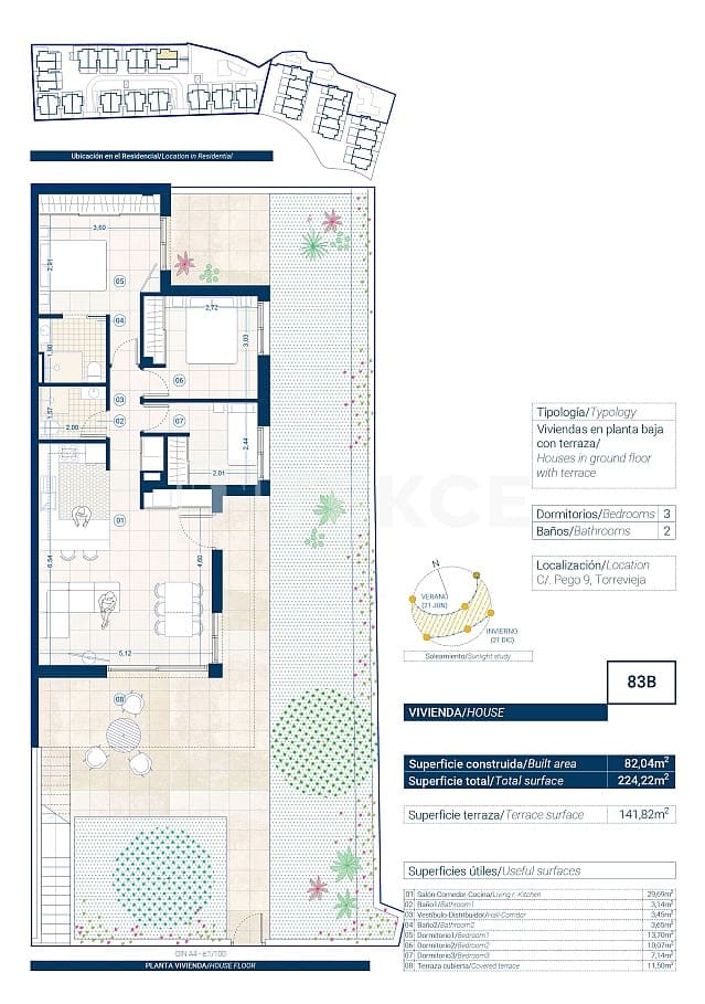 3 slaapkamer Flat te koop in Los Altos met zwembad - € 280.000 (Ref: 8965981)