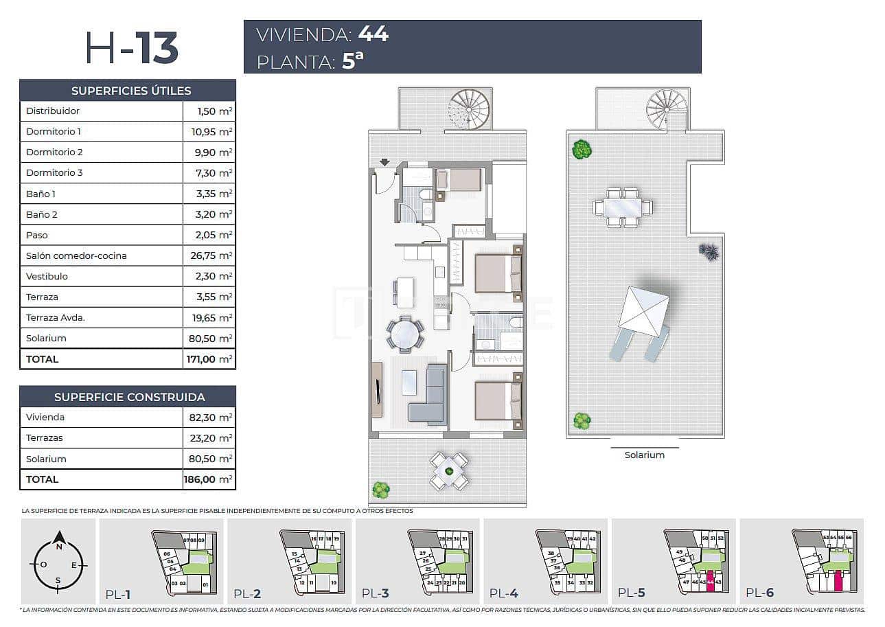 3 Zimmer Wohnung zu verkaufen in Torrevieja mit Pool - 385.000 € (Ref: 8966005)