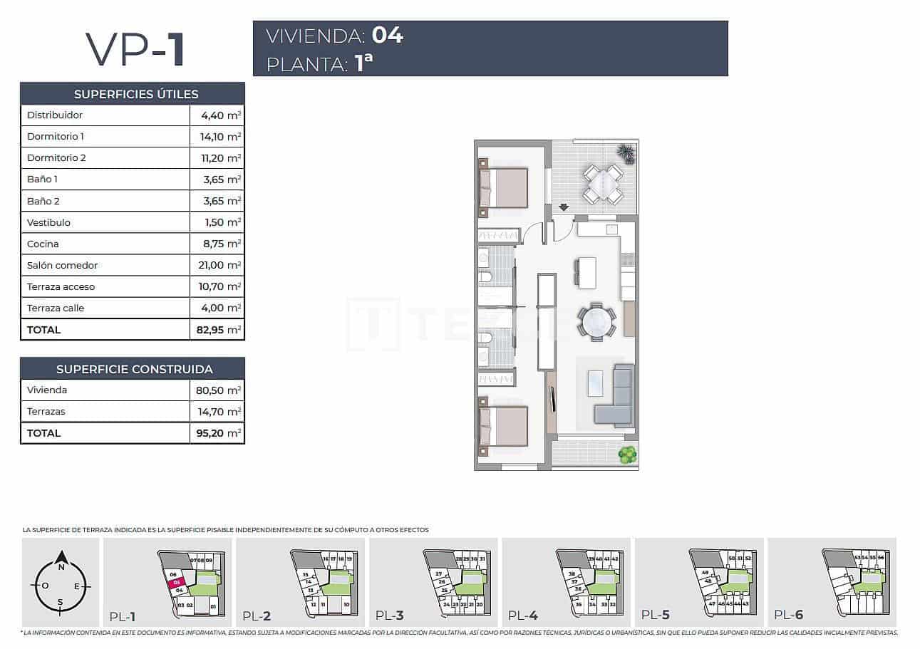 2 bedroom Flat for sale in Torrevieja with pool - € 435,000 (Ref: 8966006)