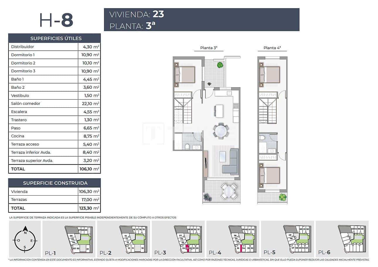 2 bedroom Flat for sale in Torrevieja with pool - € 435,000 (Ref: 8966006)