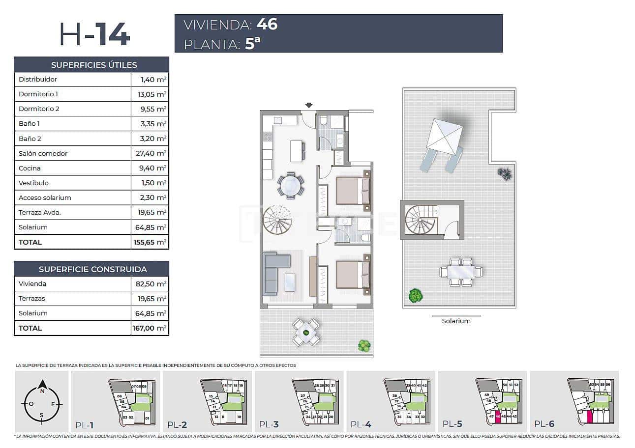 2 bedroom Flat for sale in Torrevieja with pool - € 435,000 (Ref: 8966006)