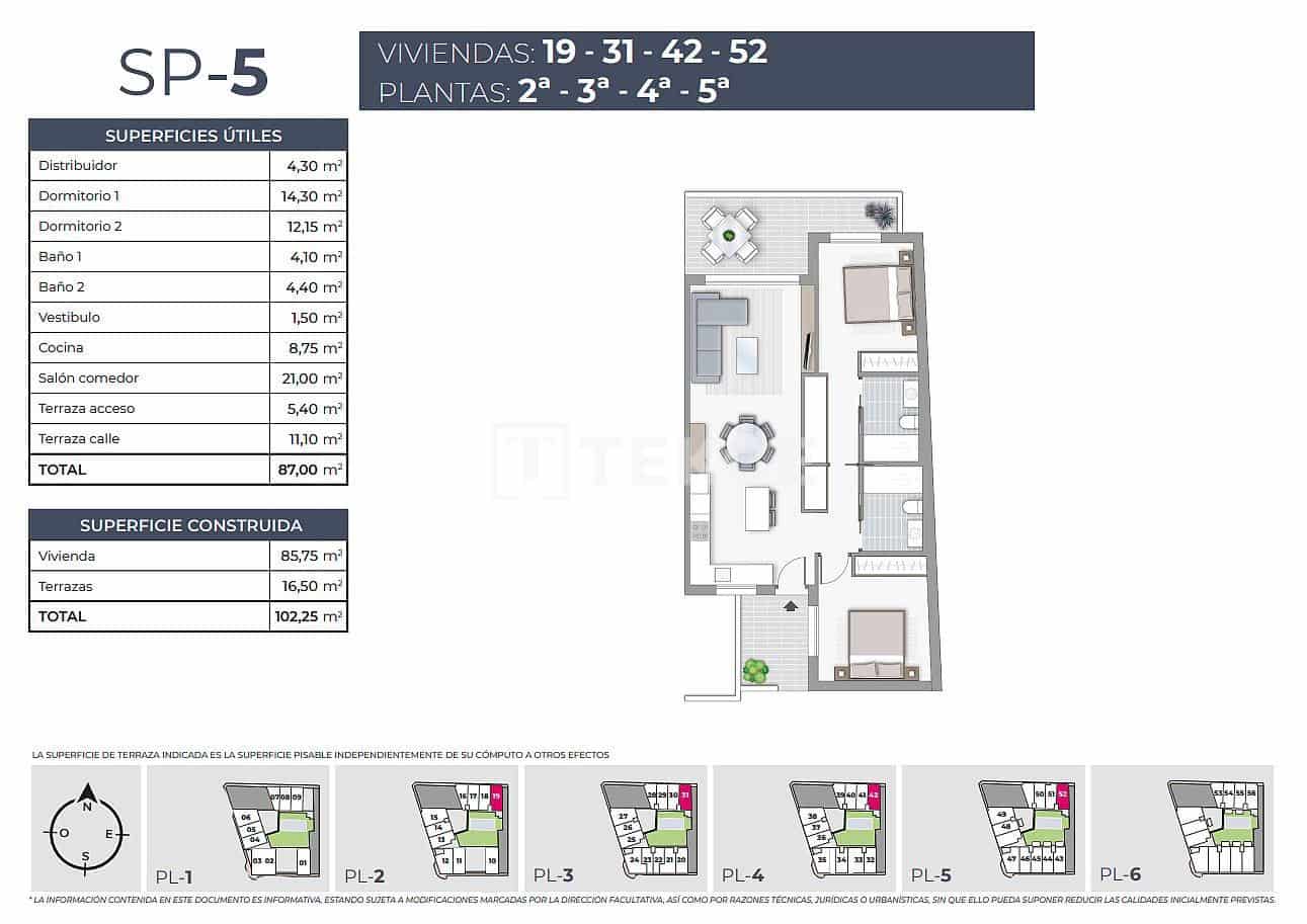 2 bedroom Flat for sale in Torrevieja with pool - € 435,000 (Ref: 8966006)