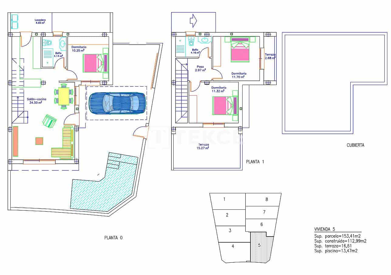 3 bedroom Villa for sale in San Pedro del Pinatar with pool - € 375,000 (Ref: 8966010)