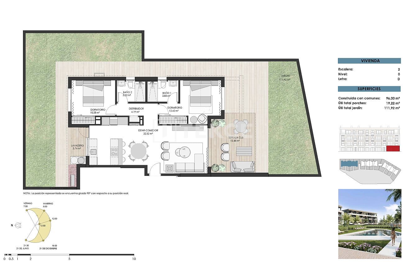 3 sovrum Lägenhet till salu i Torre-Pacheco med pool - 529 000 € (Ref: 8966015)