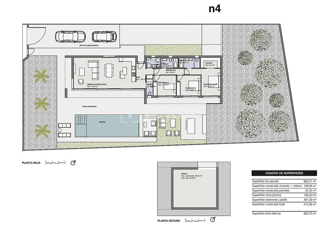 3 sypialnia Willa na sprzedaż w Pinar de Campoverde z basenem - 825 000 € (Ref: 8966024)