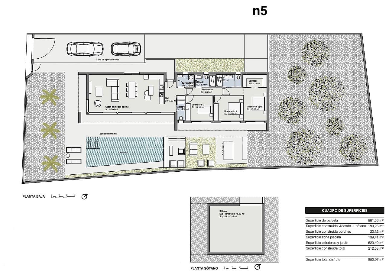 3 sypialnia Willa na sprzedaż w Pinar de Campoverde z basenem - 825 000 € (Ref: 8966024)