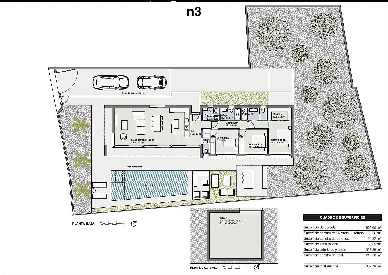 3 sypialnia Willa na sprzedaż w Pinar de Campoverde z basenem - 825 000 € (Ref: 8966024)