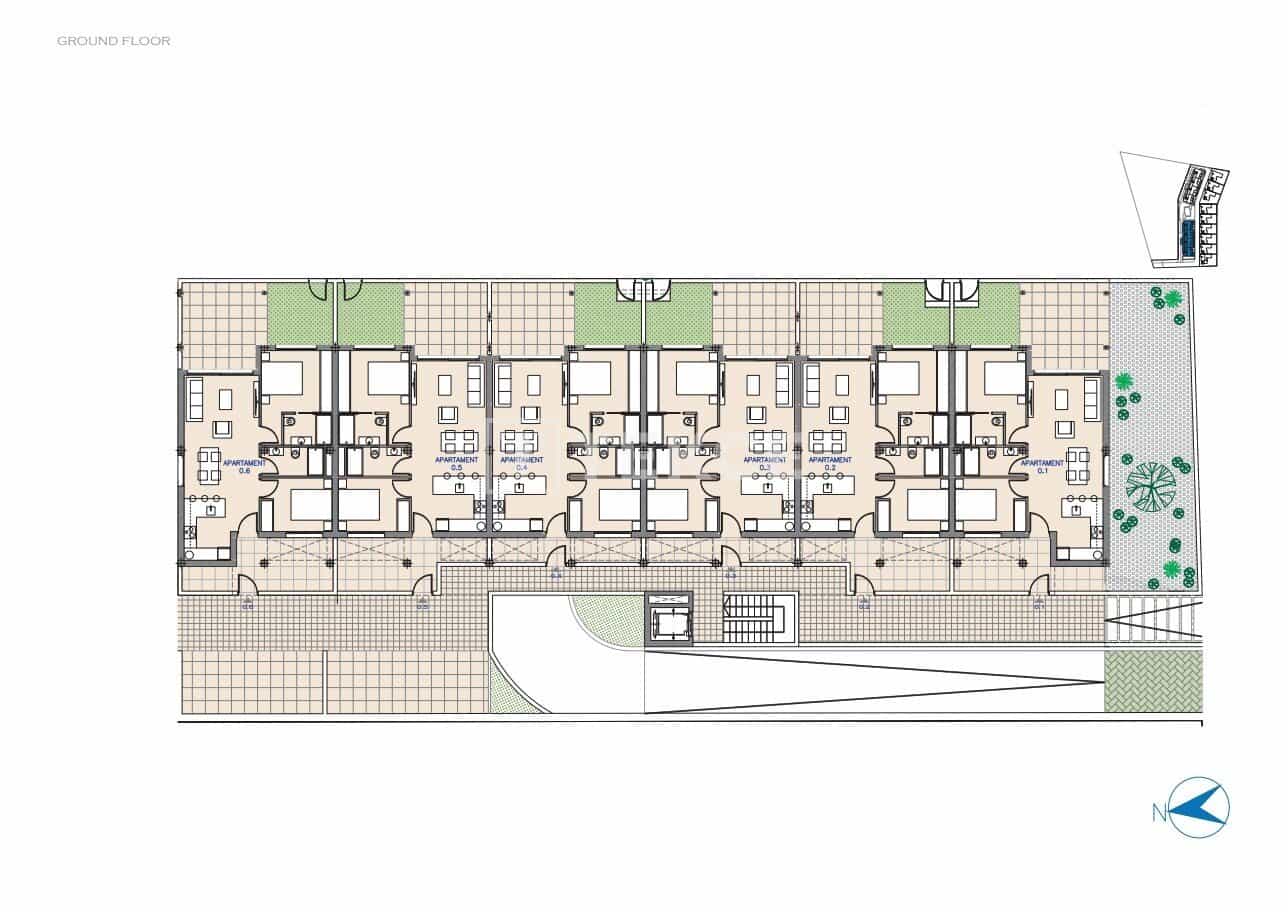 2 bedroom Flat for sale in Los Alcazares with pool - € 249,000 (Ref: 8966026)