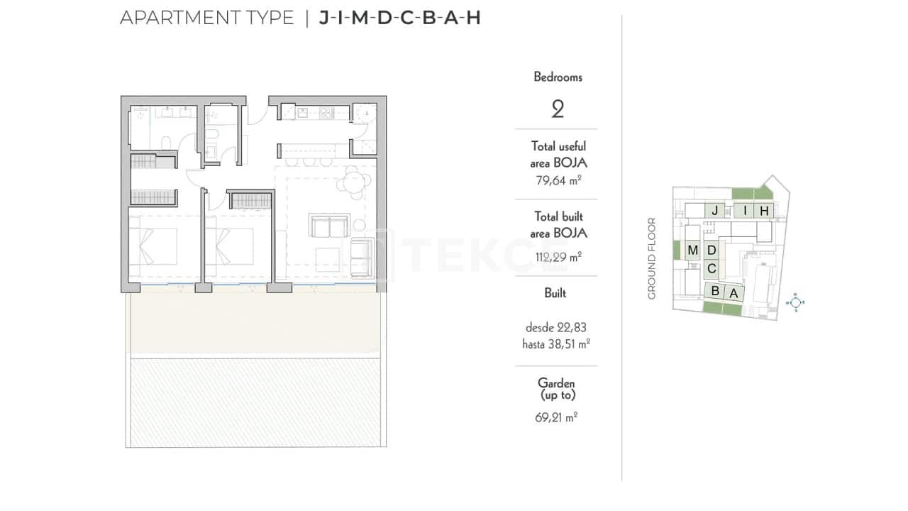 2 makuuhuone Asunto myytävänä paikassa Fuengirola mukana uima-altaan - 660 000 € (Ref: 8966040)
