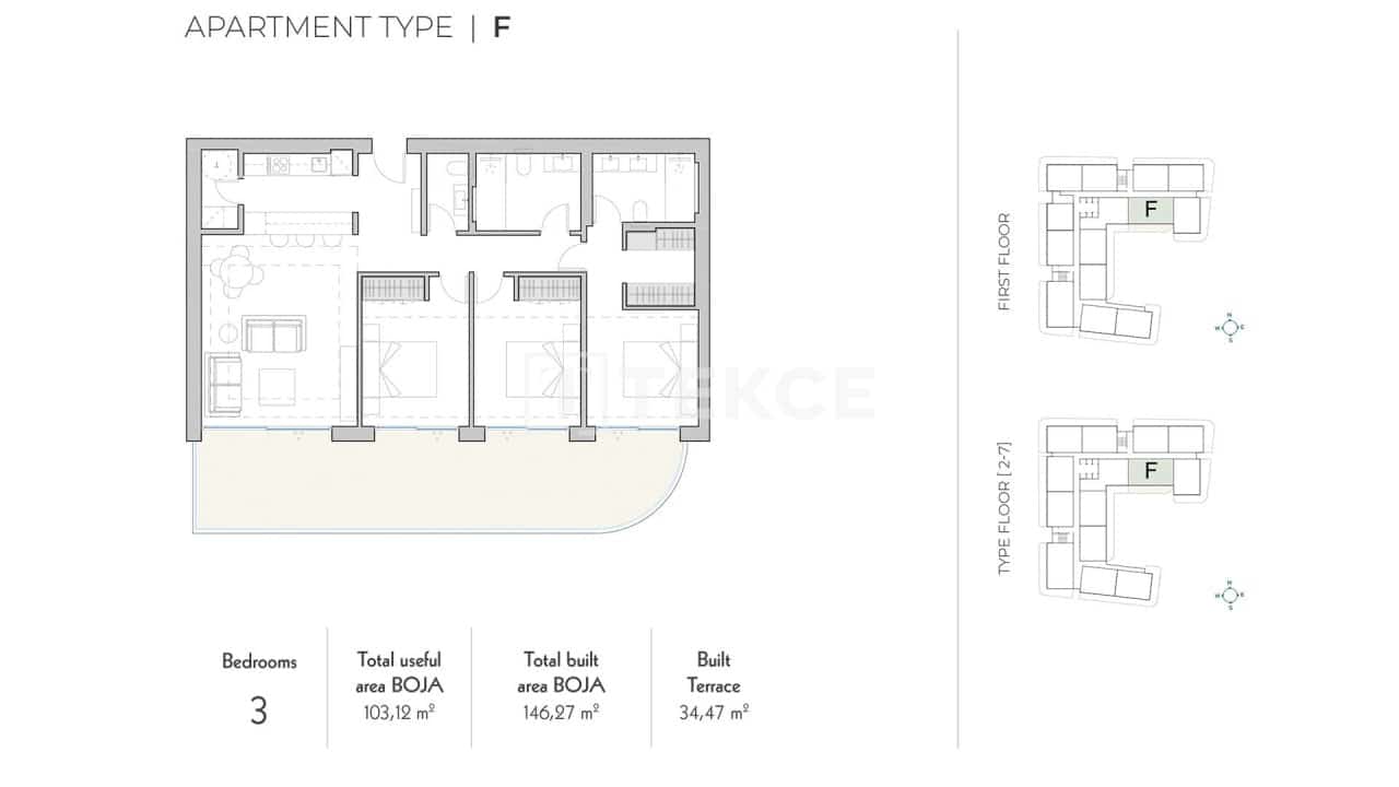 2 makuuhuone Asunto myytävänä paikassa Fuengirola mukana uima-altaan - 660 000 € (Ref: 8966040)