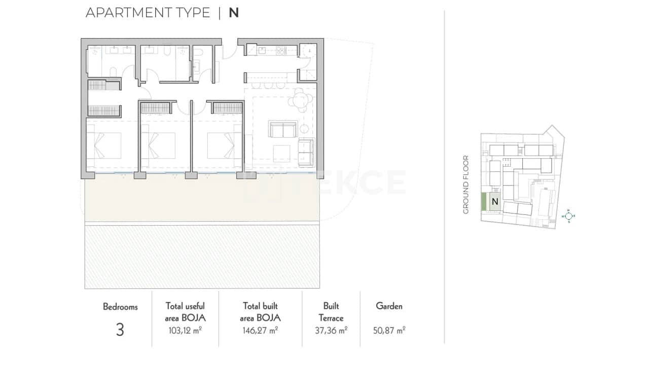 3 slaapkamer Flat te koop in Fuengirola met zwembad - € 1.050.000 (Ref: 8966041)