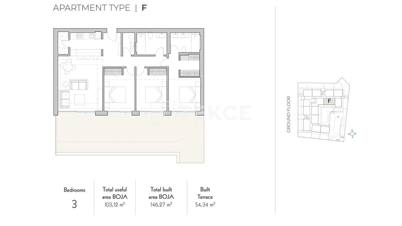 3 slaapkamer Flat te koop in Fuengirola met zwembad - € 1.050.000 (Ref: 8966041)