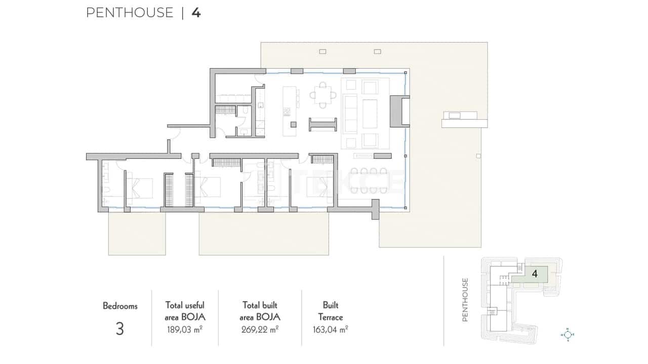 3 slaapkamer Flat te koop in Fuengirola met zwembad - € 1.050.000 (Ref: 8966041)