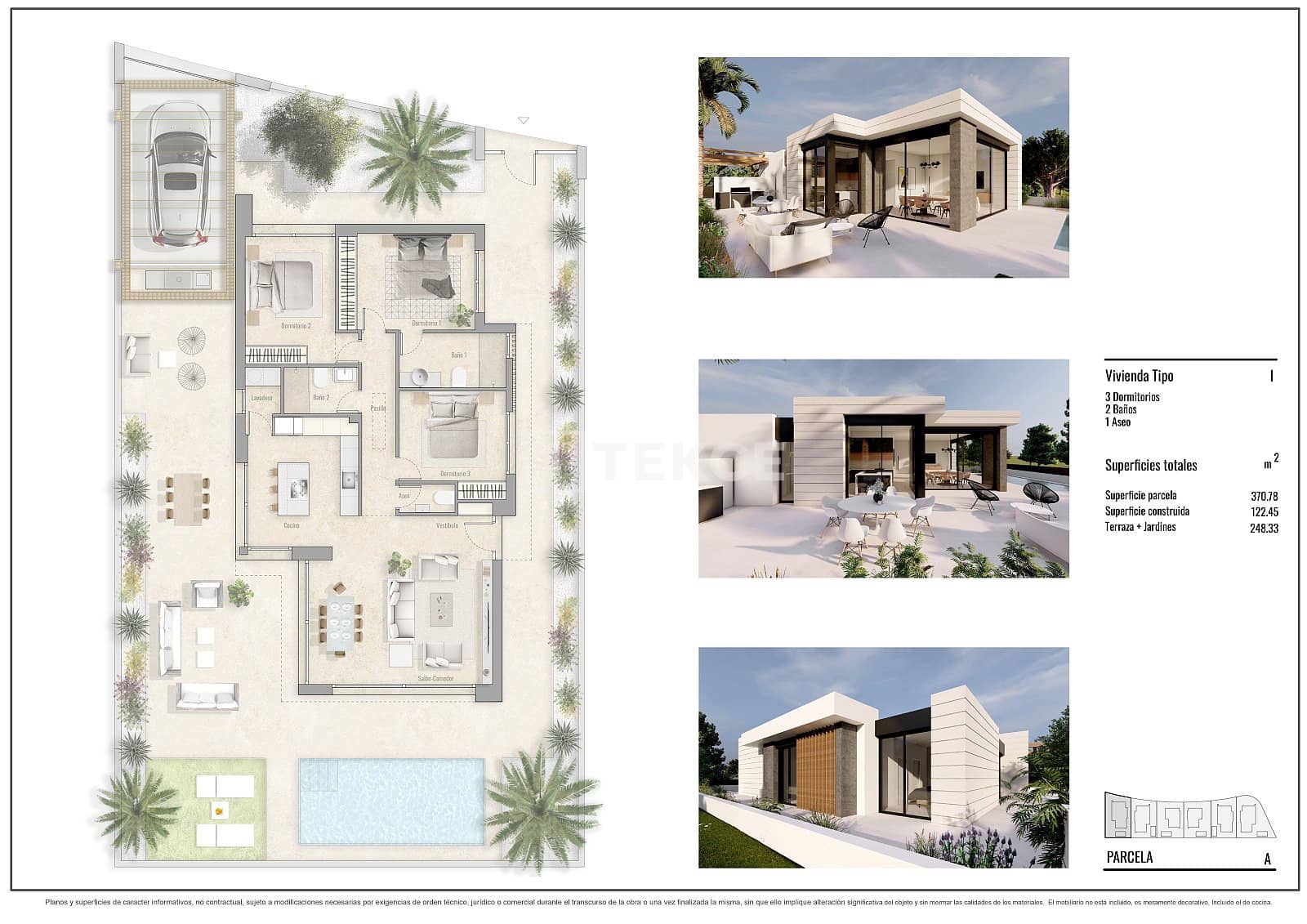 3 sypialnia Willa na sprzedaż w Pinar de Campoverde z basenem - 535 000 € (Ref: 8966045)