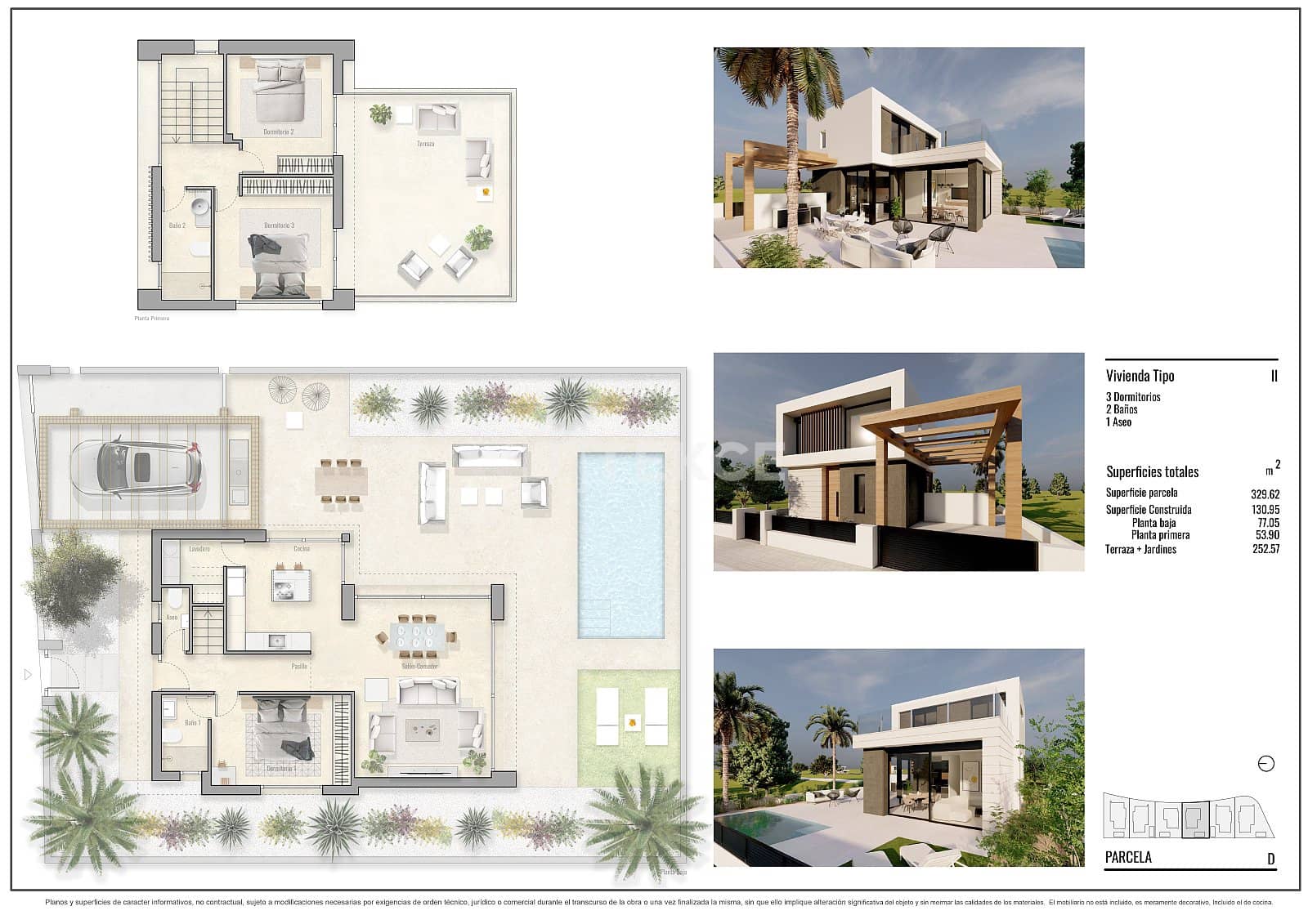 3 sypialnia Willa na sprzedaż w Pinar de Campoverde z basenem - 535 000 € (Ref: 8966045)