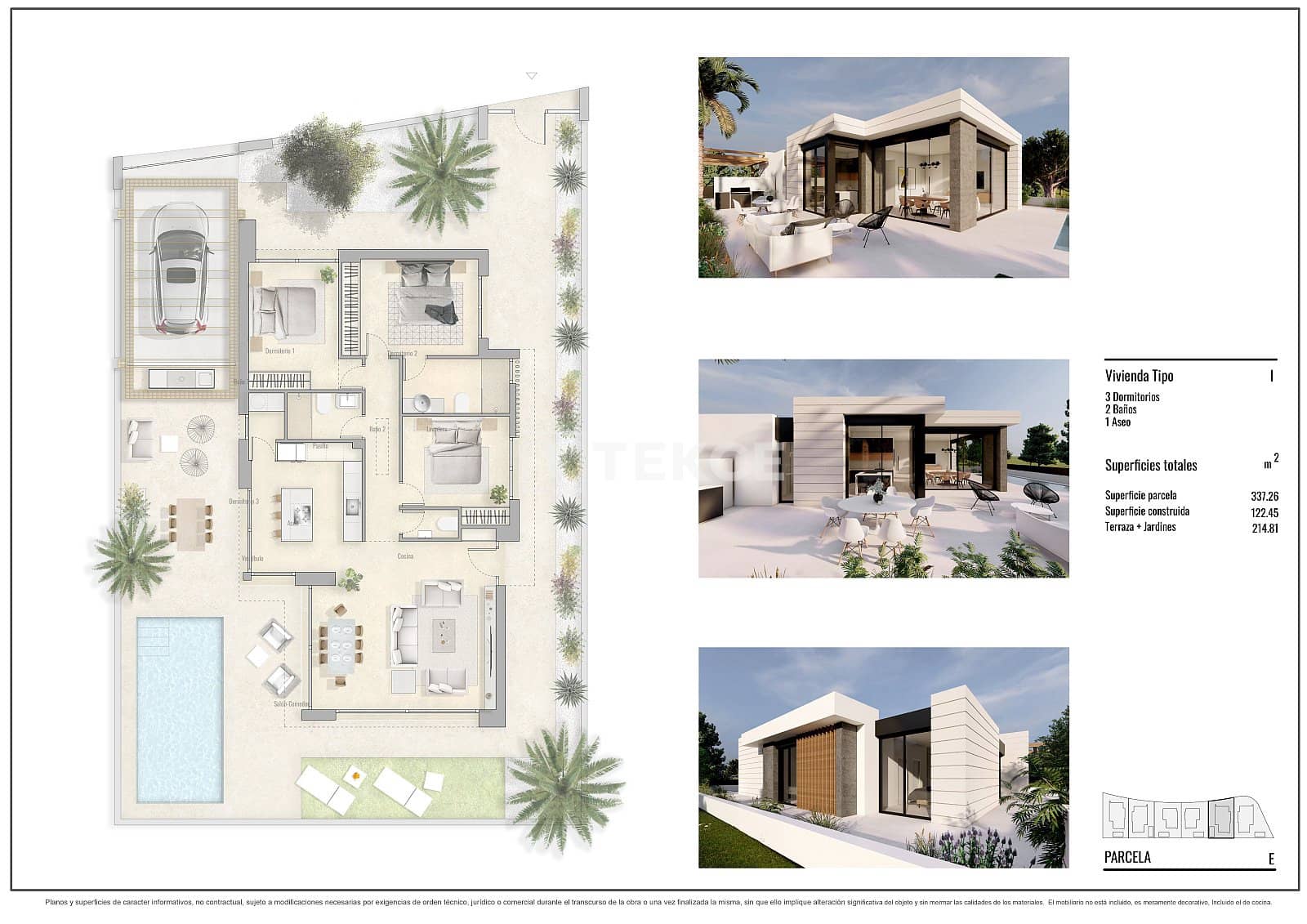 3 sypialnia Willa na sprzedaż w Pinar de Campoverde z basenem - 535 000 € (Ref: 8966045)