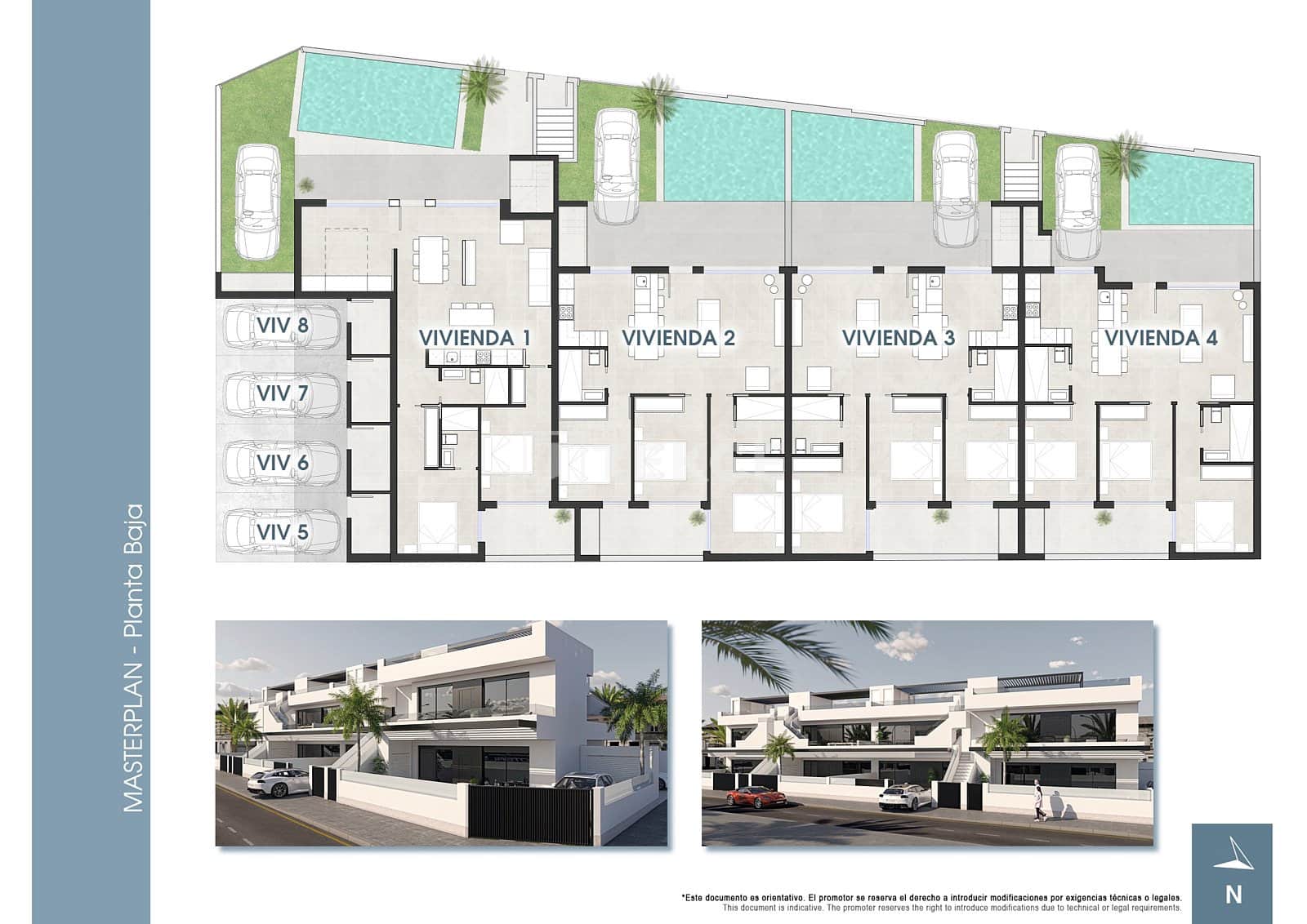 3 sovrum Lägenhet till salu i San Pedro del Pinatar med pool - 449 000 € (Ref: 8966047)