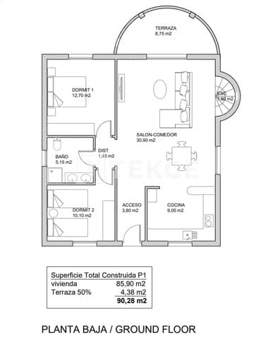 3 sypialnia Willa na sprzedaż w Pinar de Campoverde, Pilar de la Horadada z basenem - 600 000 € (Ref: 8966050)