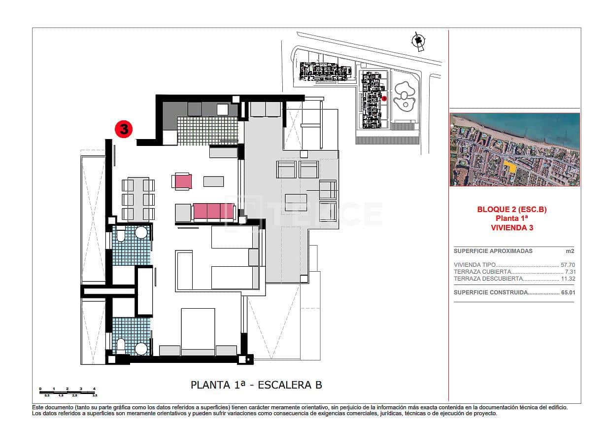 2 Zimmer Wohnung zu verkaufen in Denia mit Pool - 399.000 € (Ref: 8966067)