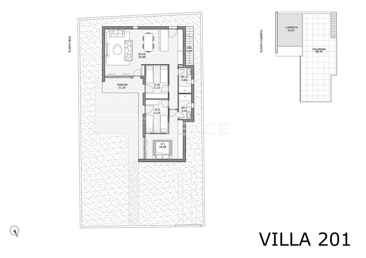 3 sypialnia Willa na sprzedaż w San Miguel de Salinas z basenem - 405 000 € (Ref: 8966069)
