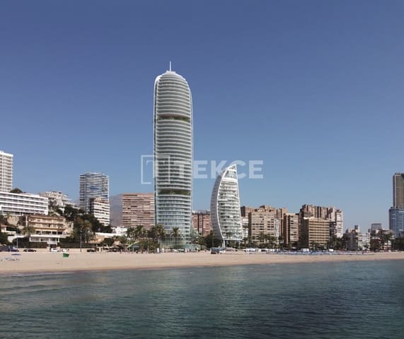 2 sypialnia Mieszkanie na sprzedaż w Playa Poniente, Benidorm z basenem - 970 000 € (Ref: 8966075)