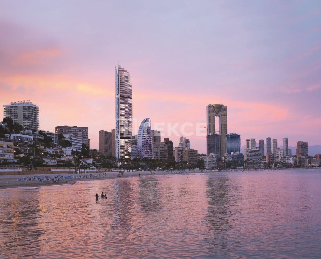 2 sypialnia Mieszkanie na sprzedaż w Benidorm z basenem - 970 000 € (Ref: 8966075)