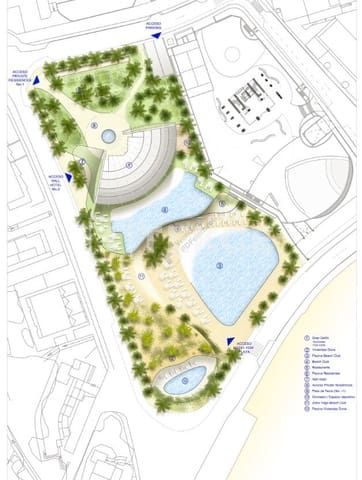 2 sypialnia Mieszkanie na sprzedaż w Playa Poniente, Benidorm z basenem - 970 000 € (Ref: 8966075)