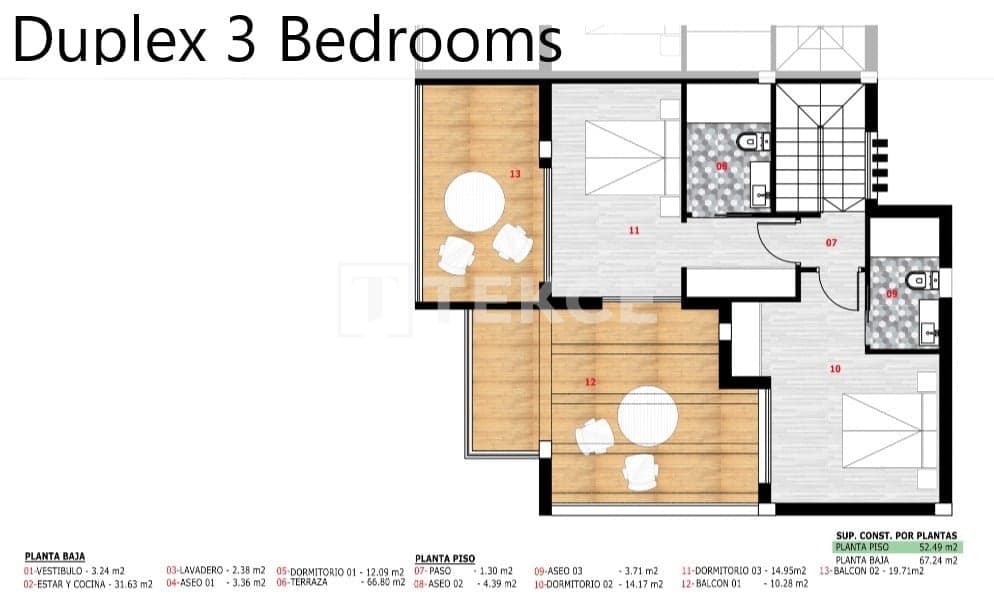 2 bedroom Flat for sale in Monforte del Cid with pool - € 395,000 (Ref: 8966089)