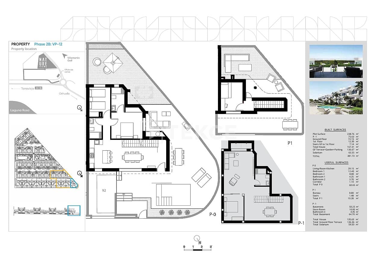 Chalet de 3 habitaciones en Los Altos en venta con piscina - 539.000 € (Ref: 8966094)