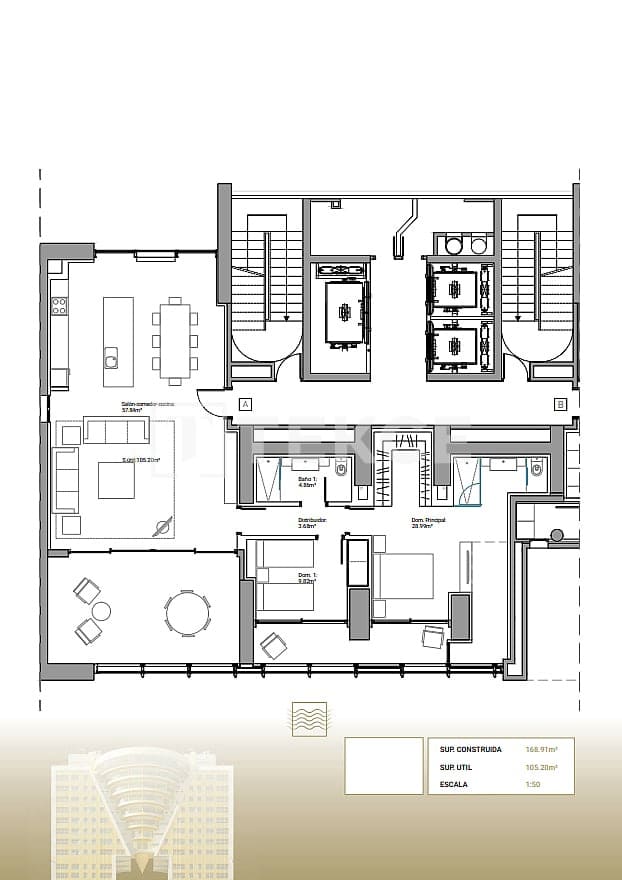 3 bedroom Flat for sale in Benidorm with pool - € 885,000 (Ref: 8966095)