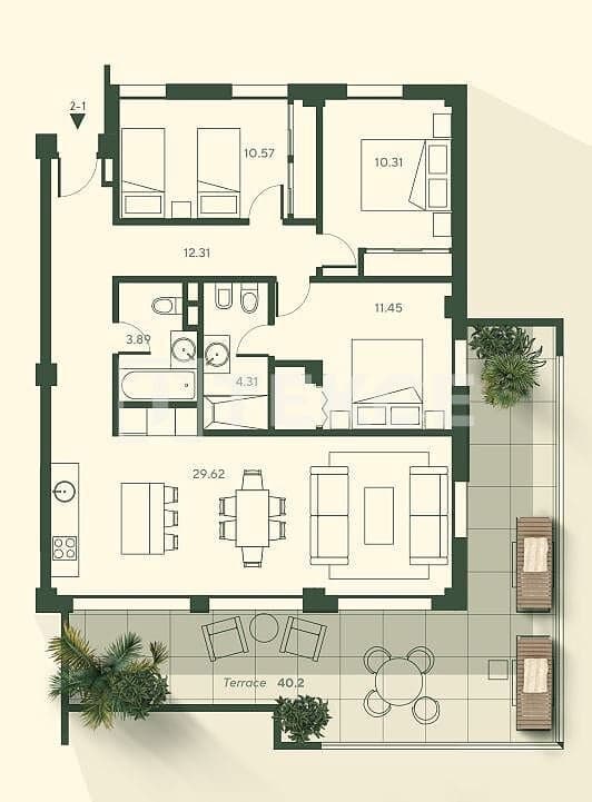 3 sovrum Lägenhet till salu i El Chaparral med pool - 530 000 € (Ref: 8966098)